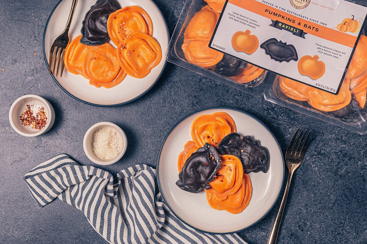 Halloween-Themed Costco Ravioli Is Shaped Like Adorable Bats and Pumpkins