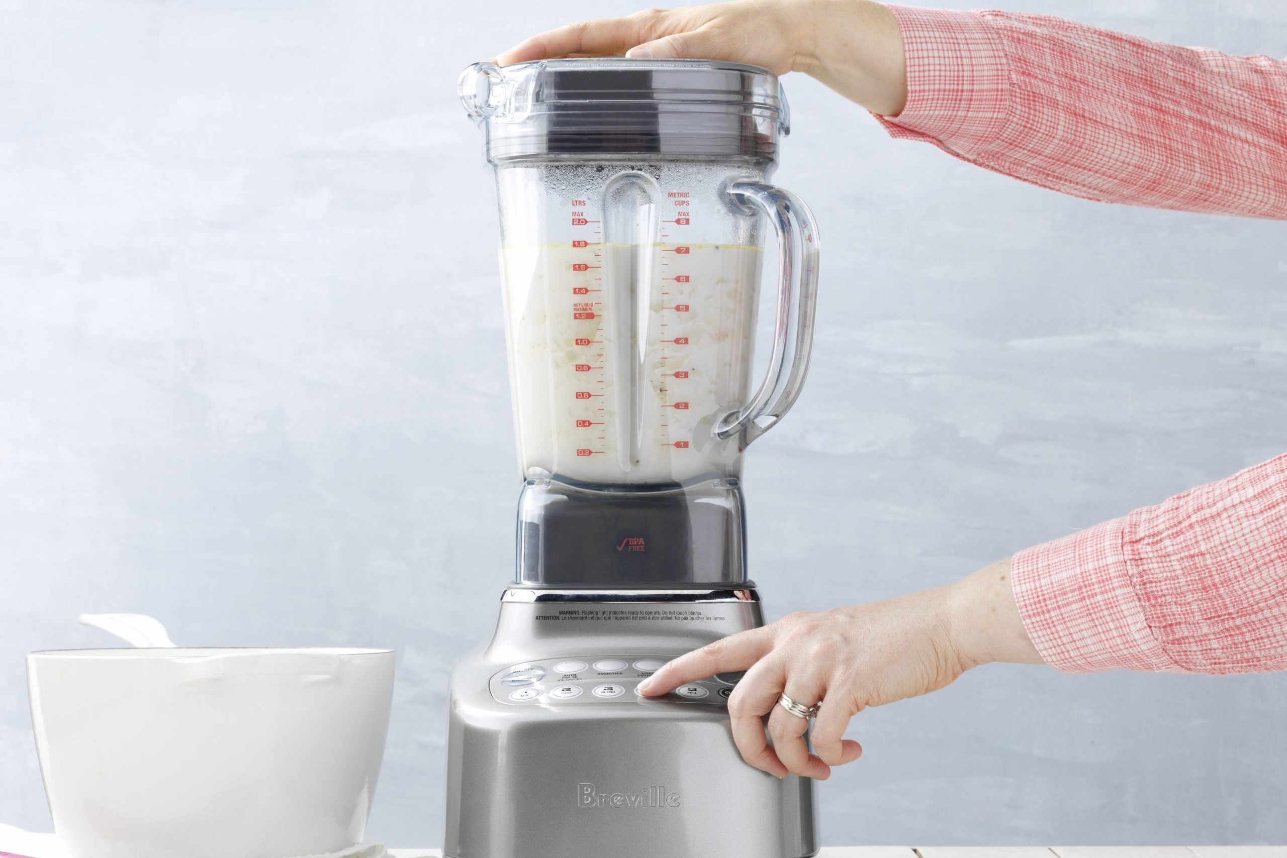 Vegan Cauliflower Soup blended