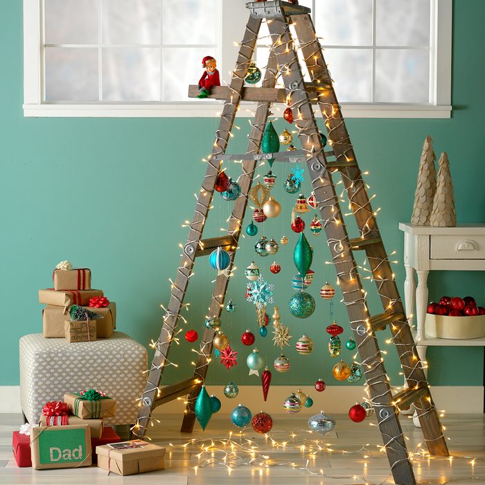 ladder christmas tree