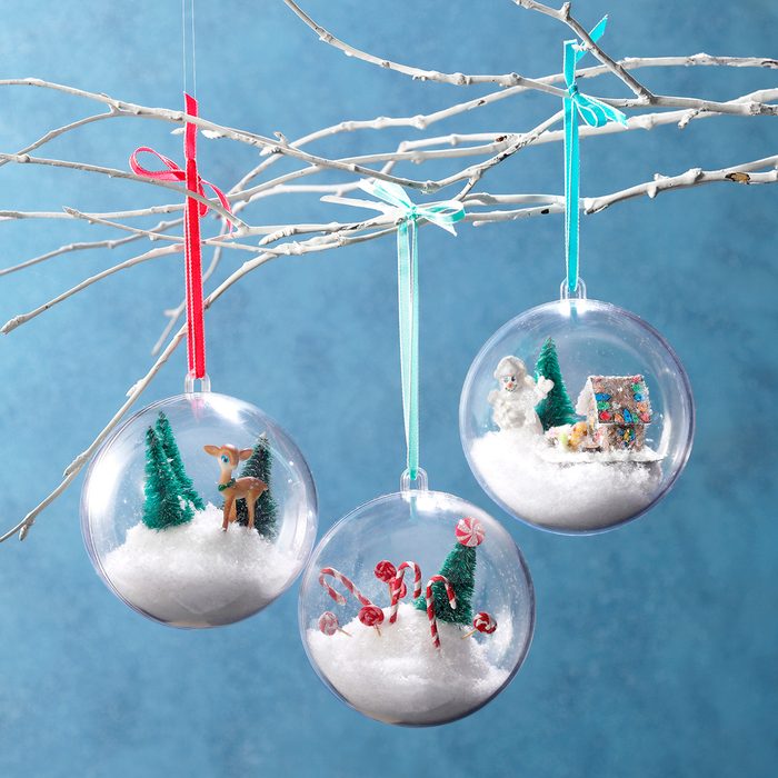Snow Scene Ornaments