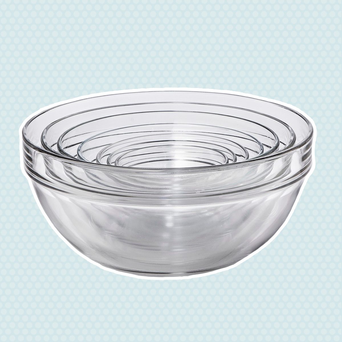 Set of 10 Glass Mixing Bowls - Made By Designâ„¢