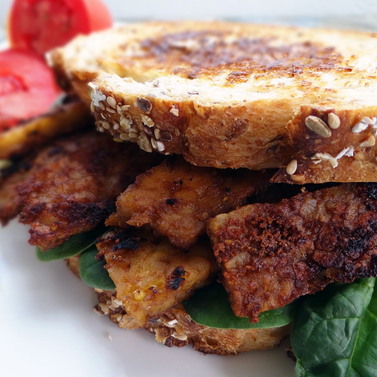 Tempeh Bacon Sandwich