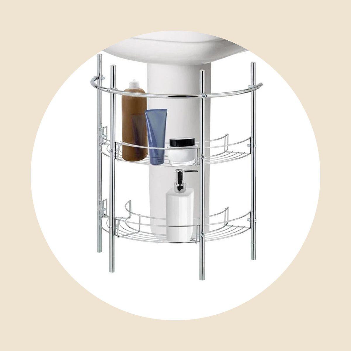 Mygiftus Chrome Plated Storage Rack