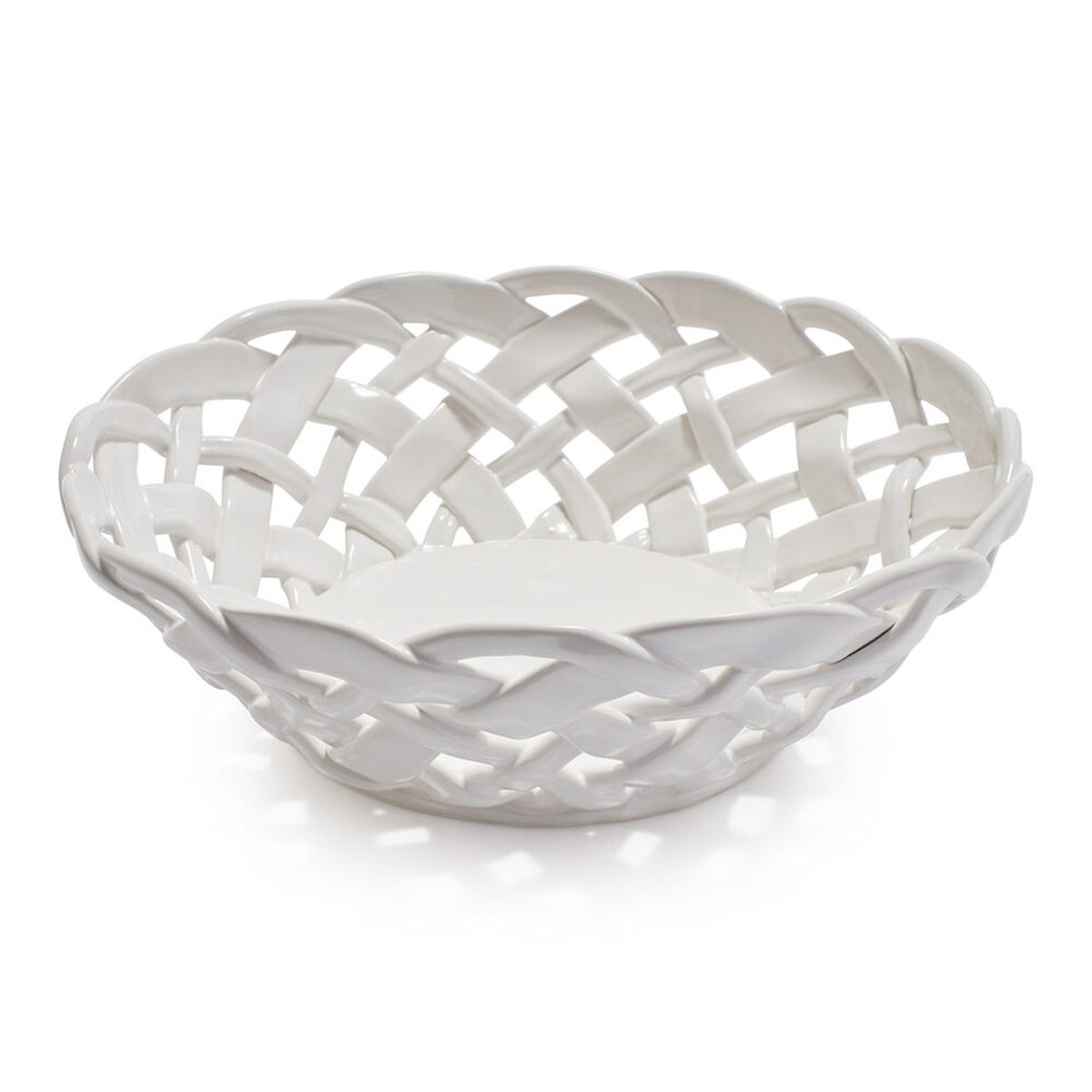 ROUND CERAMIC BASKET
