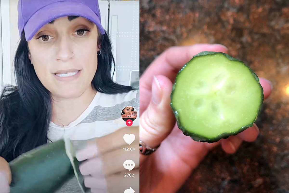 ‘Milking’ a Cucumber Is TikTok’s Latest Trend—and We’re Not Sure How to Feel