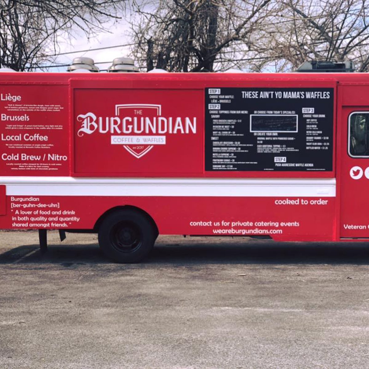 The Burgundian: Coffee and Waffles