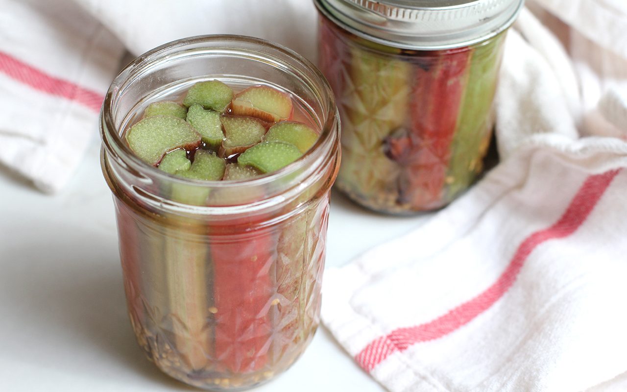 The Easy Pickled Rhubarb Recipe You Need to Try
