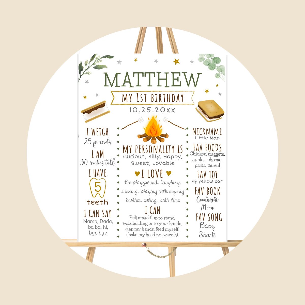 Birthday Milestone Poster Ecomm