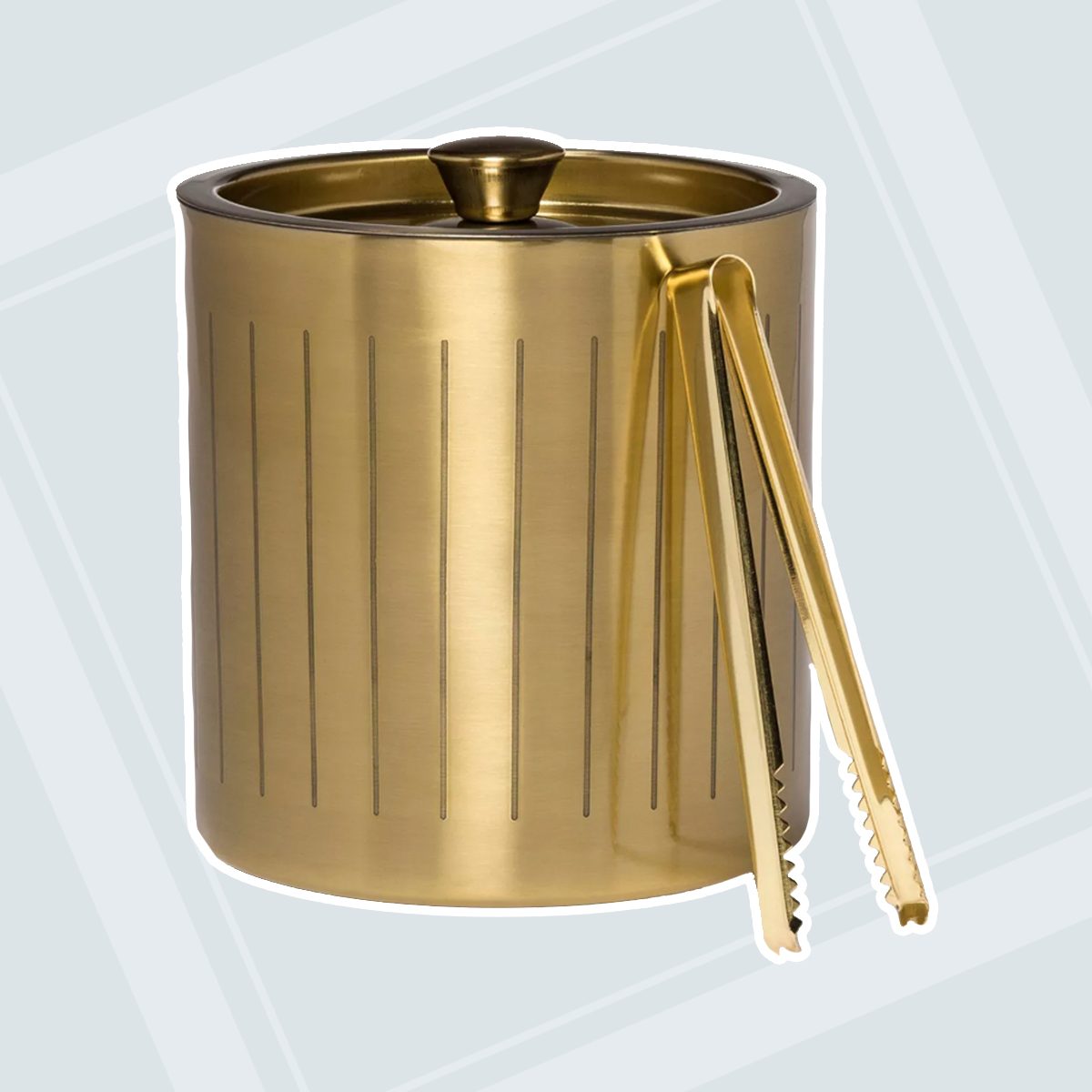 3L Stainless Steel Ice Bucket with Tongs Gold - Project 62™