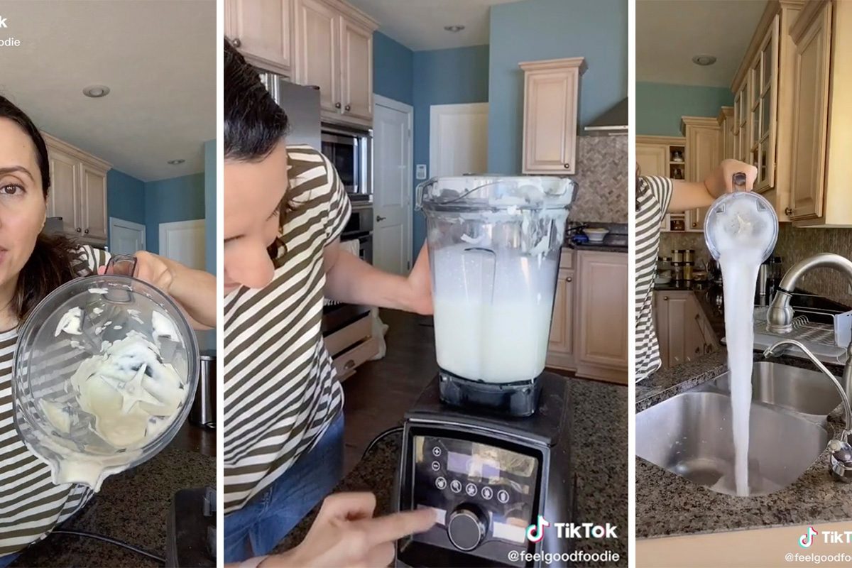 How to Clean a Blender in 30 Seconds, According to This Viral Video