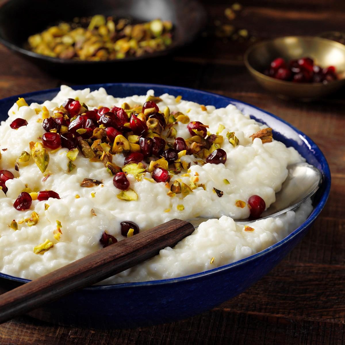 Rose Water Rice Pudding