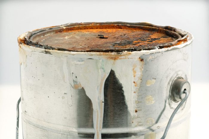 Rusty and old Paint Can