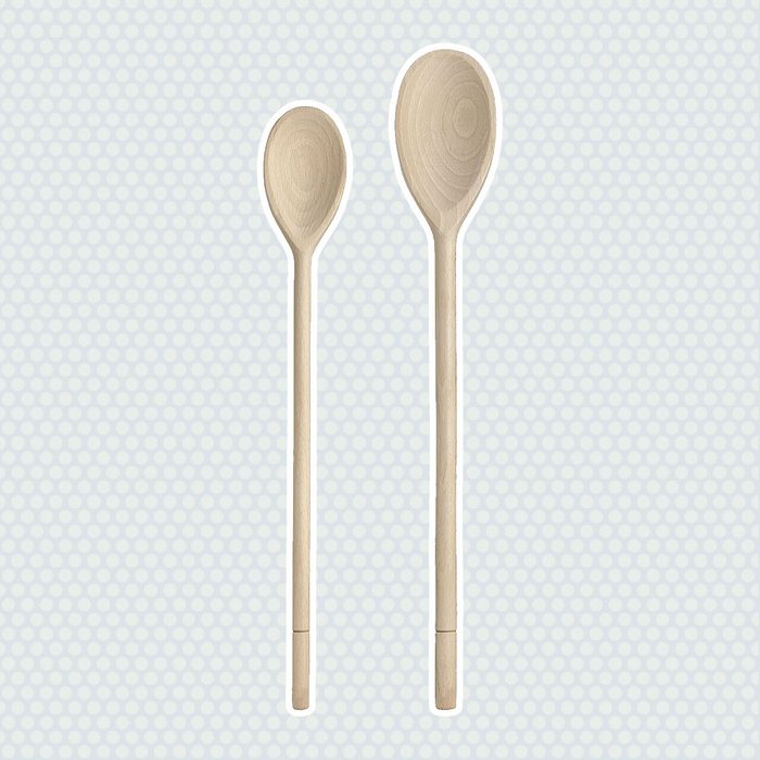 HIC Wooden Spoon Set, Set of 2, 14-Inch and 16-Inch