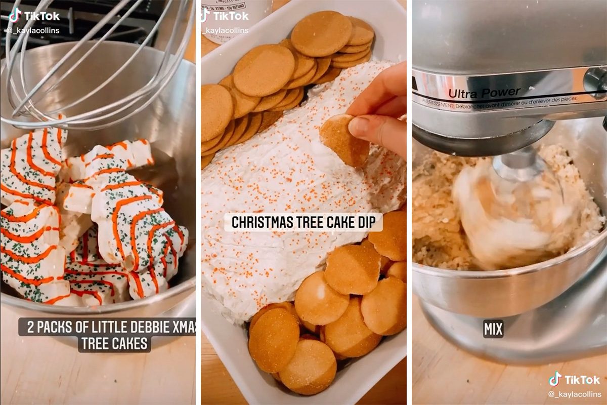 How to Make Little Debbie Christmas Tree Cake Dip for the Holidays