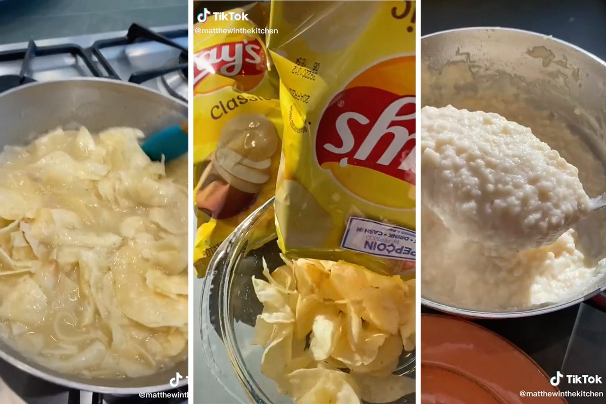 This Viral Video Shows You How to Make Mashed Potatoes with Potato Chips