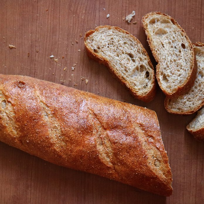 types of french bread 100% Whole Wheat Baguettes. Sliced