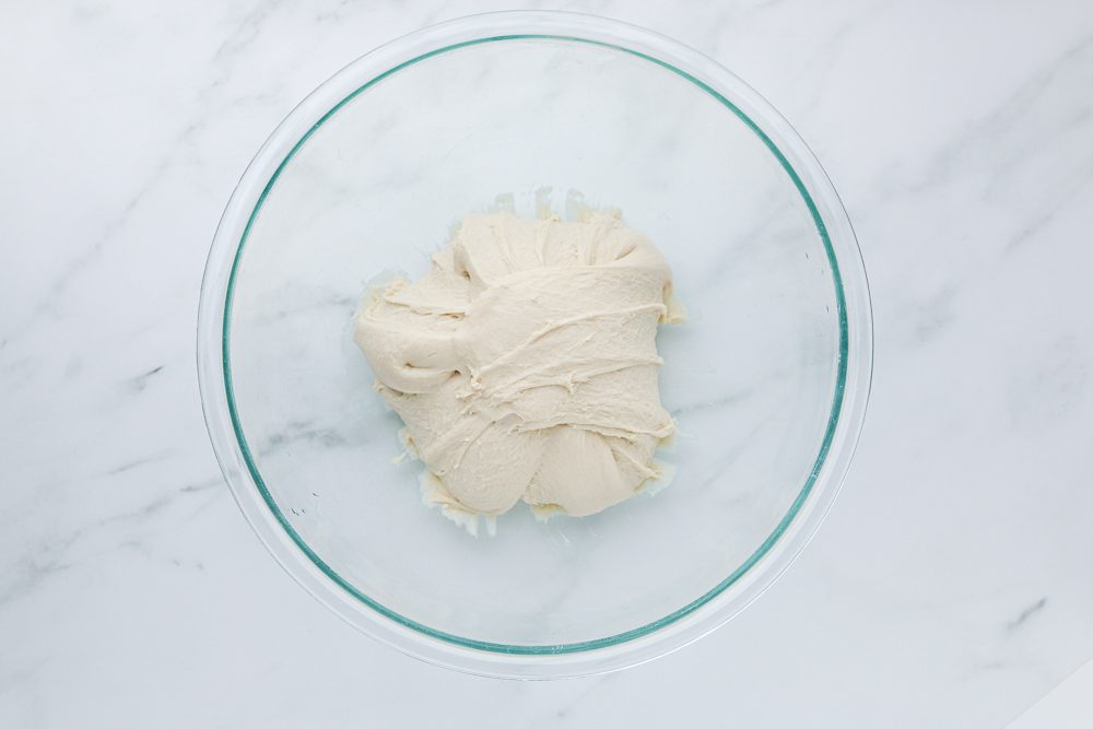 Folding Dough How to make ciabatta bread