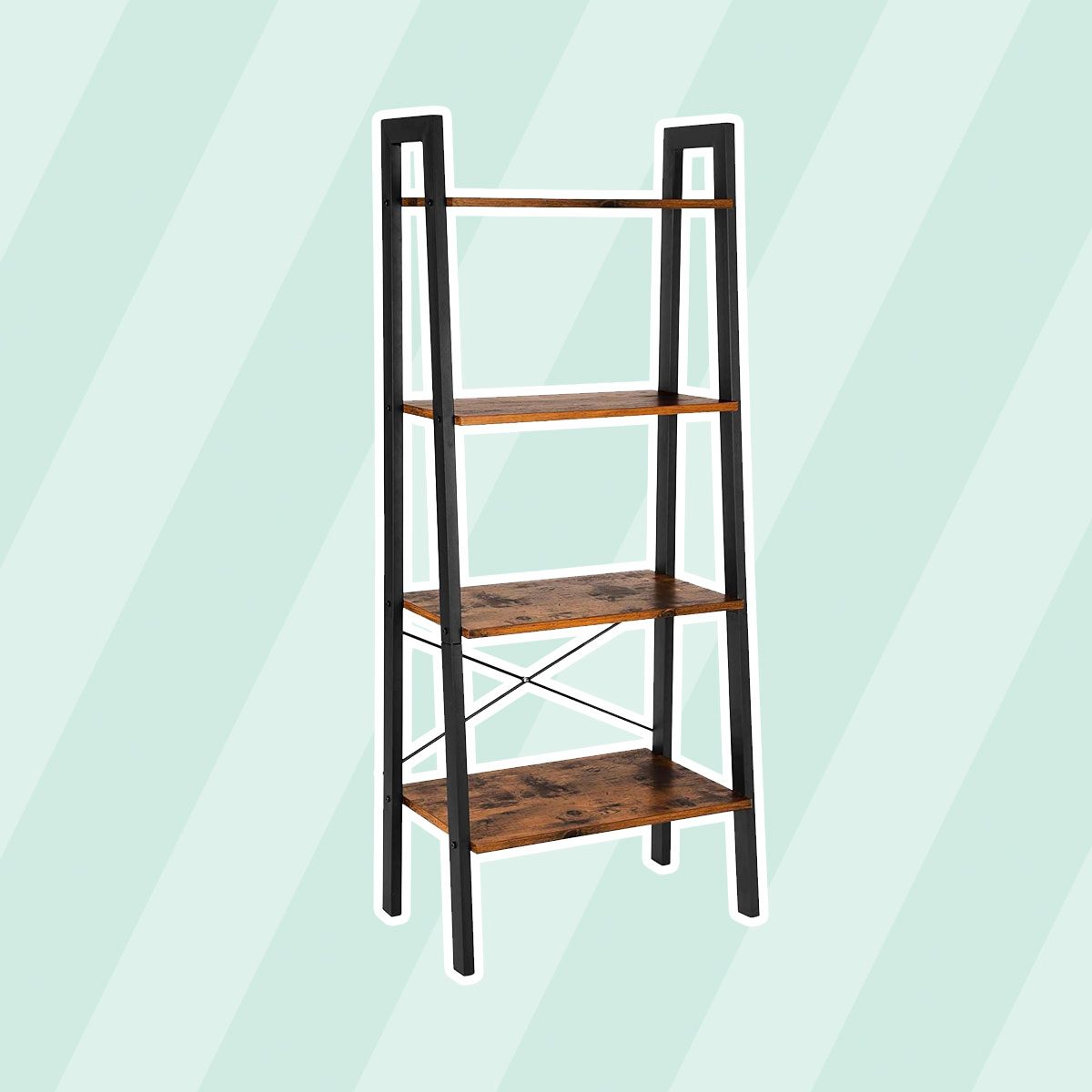 Vasagle Alinru Ladder Shelf 4 Tier Bookshelf Via Amazon