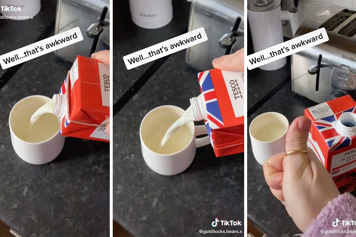 You’ve Been Pouring Milk from a Carton the Wrong Way—Here’s What to Do Instead