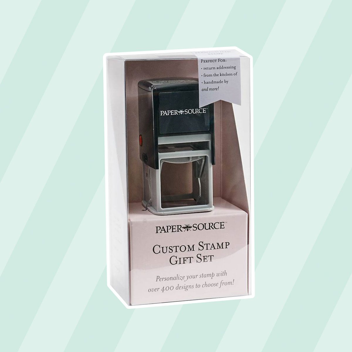 personalized stationery Custom Stamp Gift Set