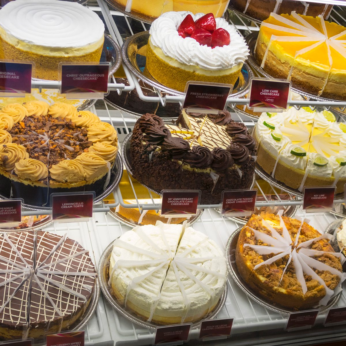 cheesecake factory secrets Desserts On Display In The Cheesecake Factory At The Mall At Millenia.