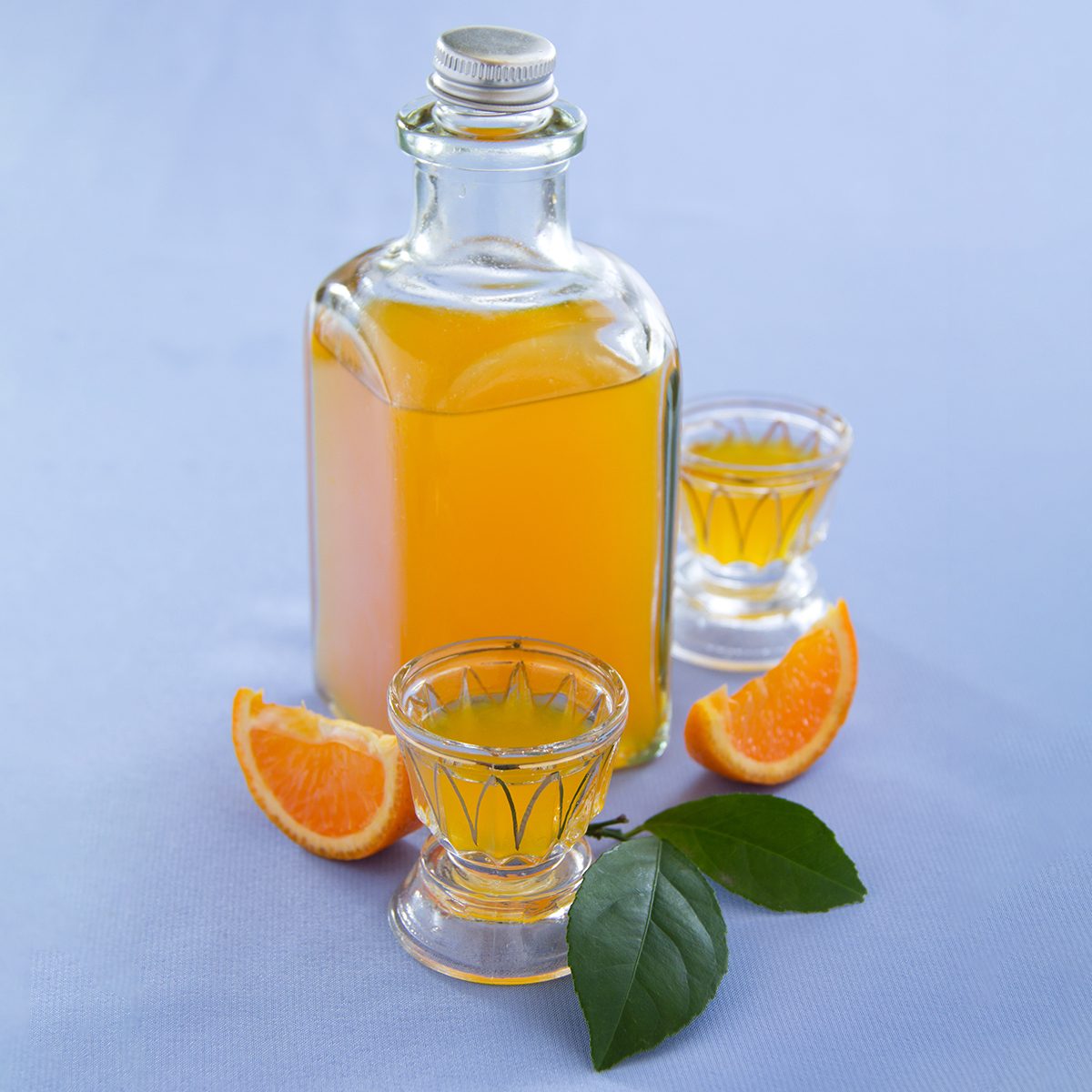 Orange Liqueur Cooked At Home.