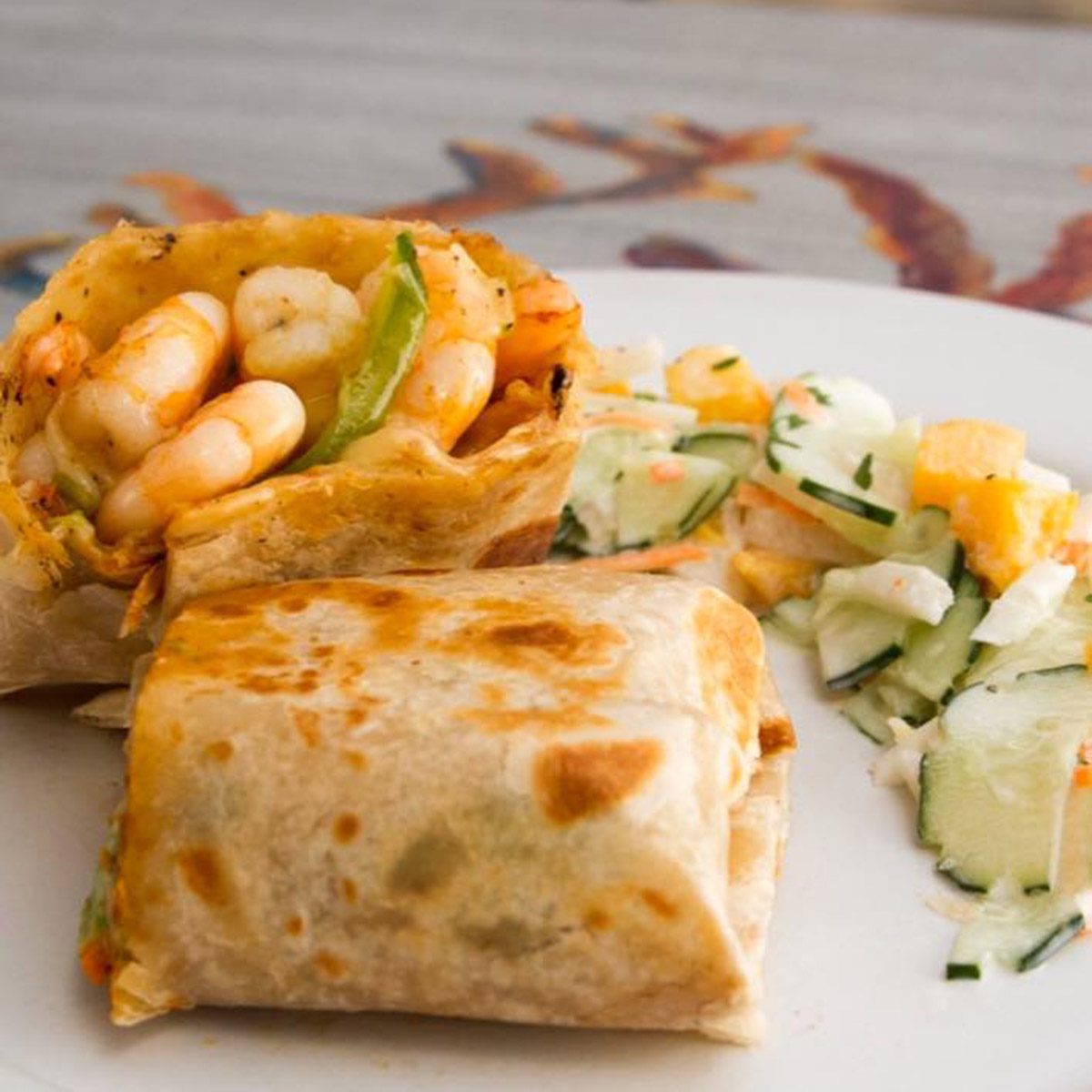 Seafood Burrito types of burritos