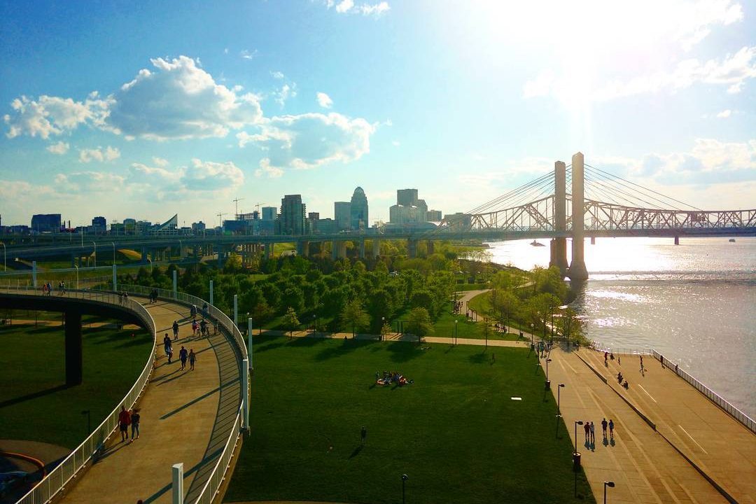 Louisville Skyline From Big Four Via Crowdriff