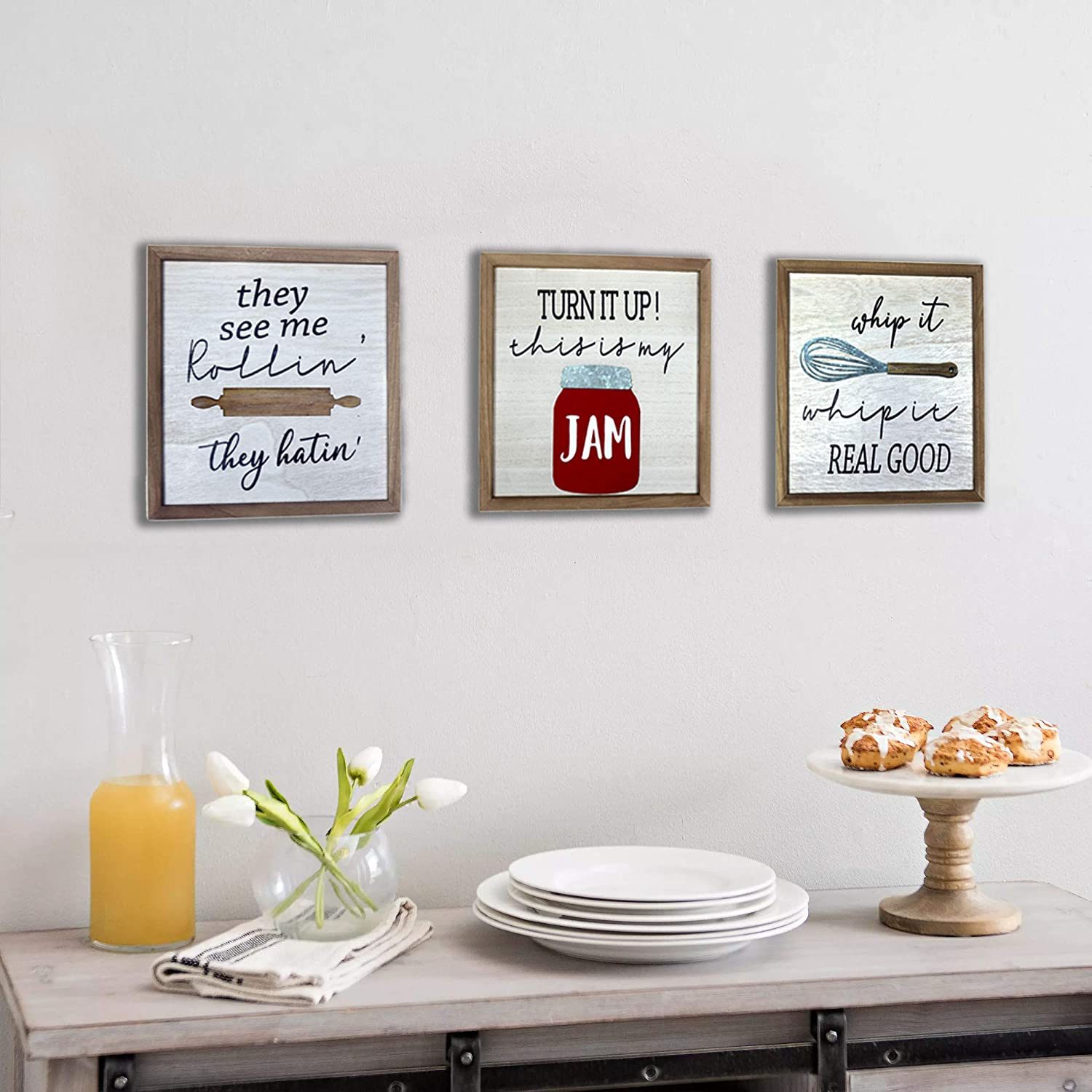 Homirable Kitchen Wall Décor, Whip It Real Good