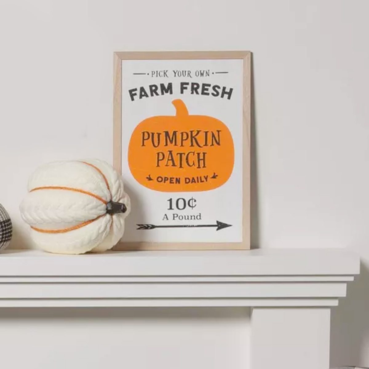 Wooden Pumpkin Patch Sign