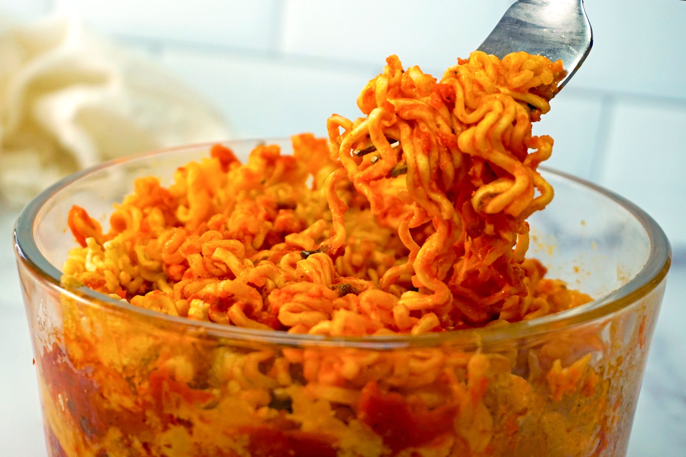 We Made the TikTok-Famous ‘Ramen Lasagna,’ and It’s Our New Favorite Weeknight Dinner