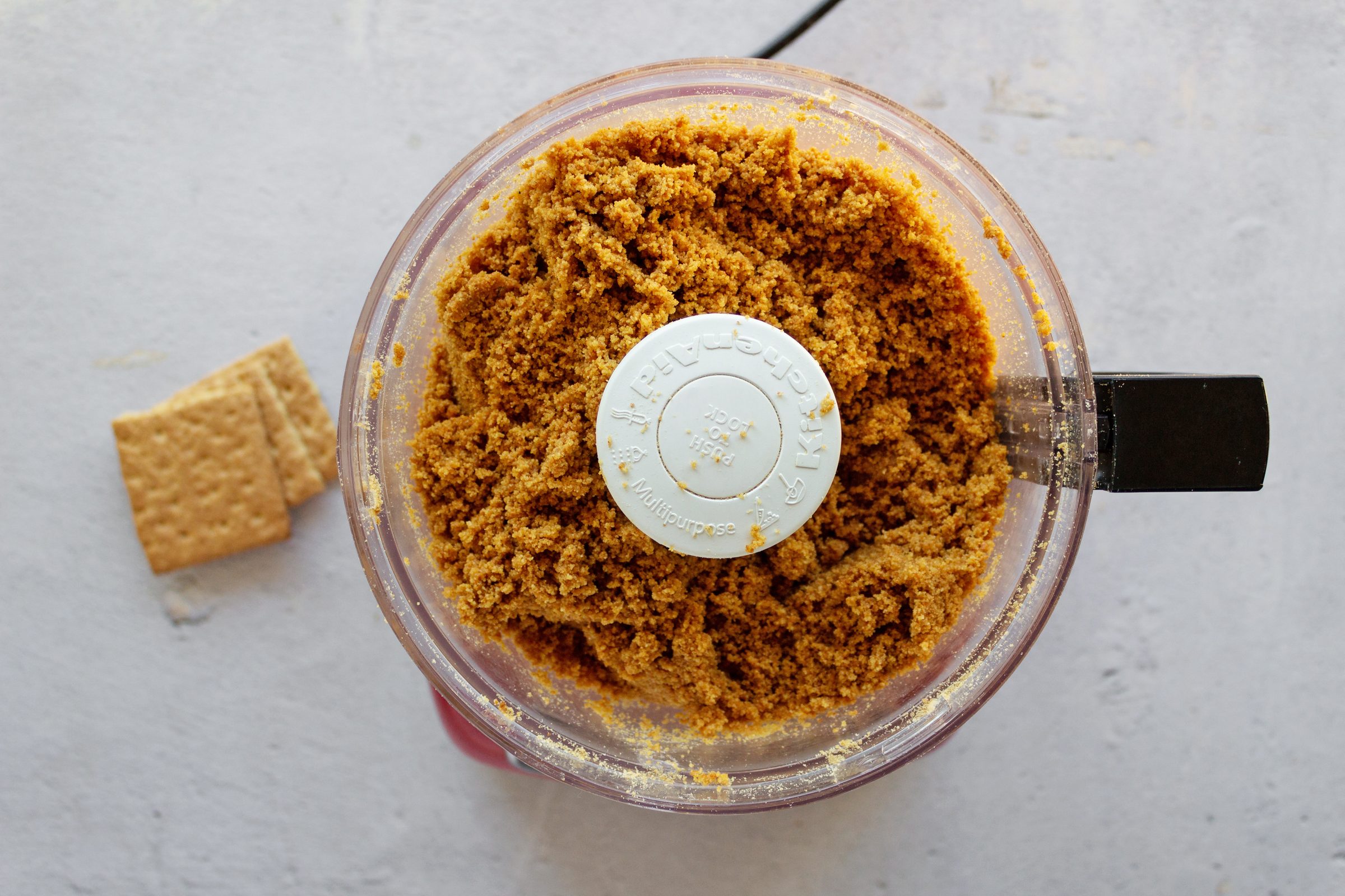 Kitkat Cheesecake graham cracker mixture