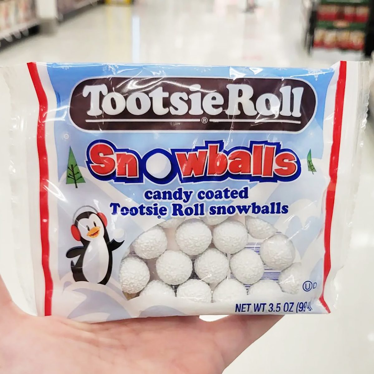 Tootsie Roll Snowballs