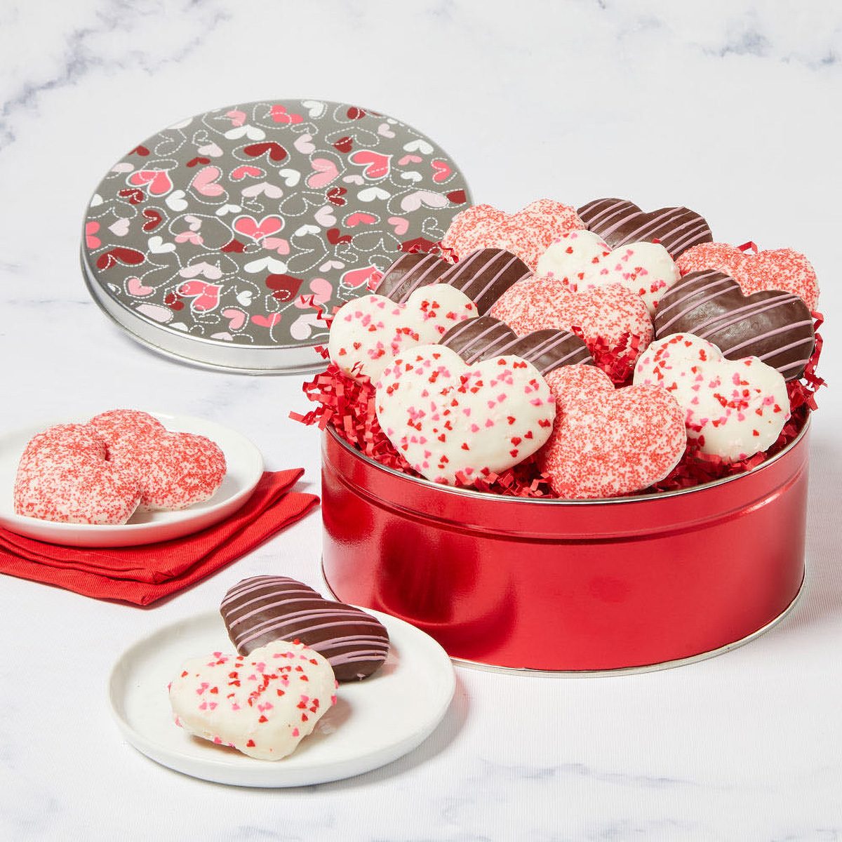 Bake Me A Wish Heart Shaped Cookie Tin