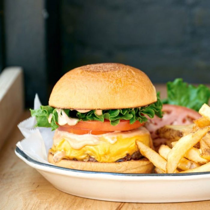 Black Tap All American Burger W Beer New York