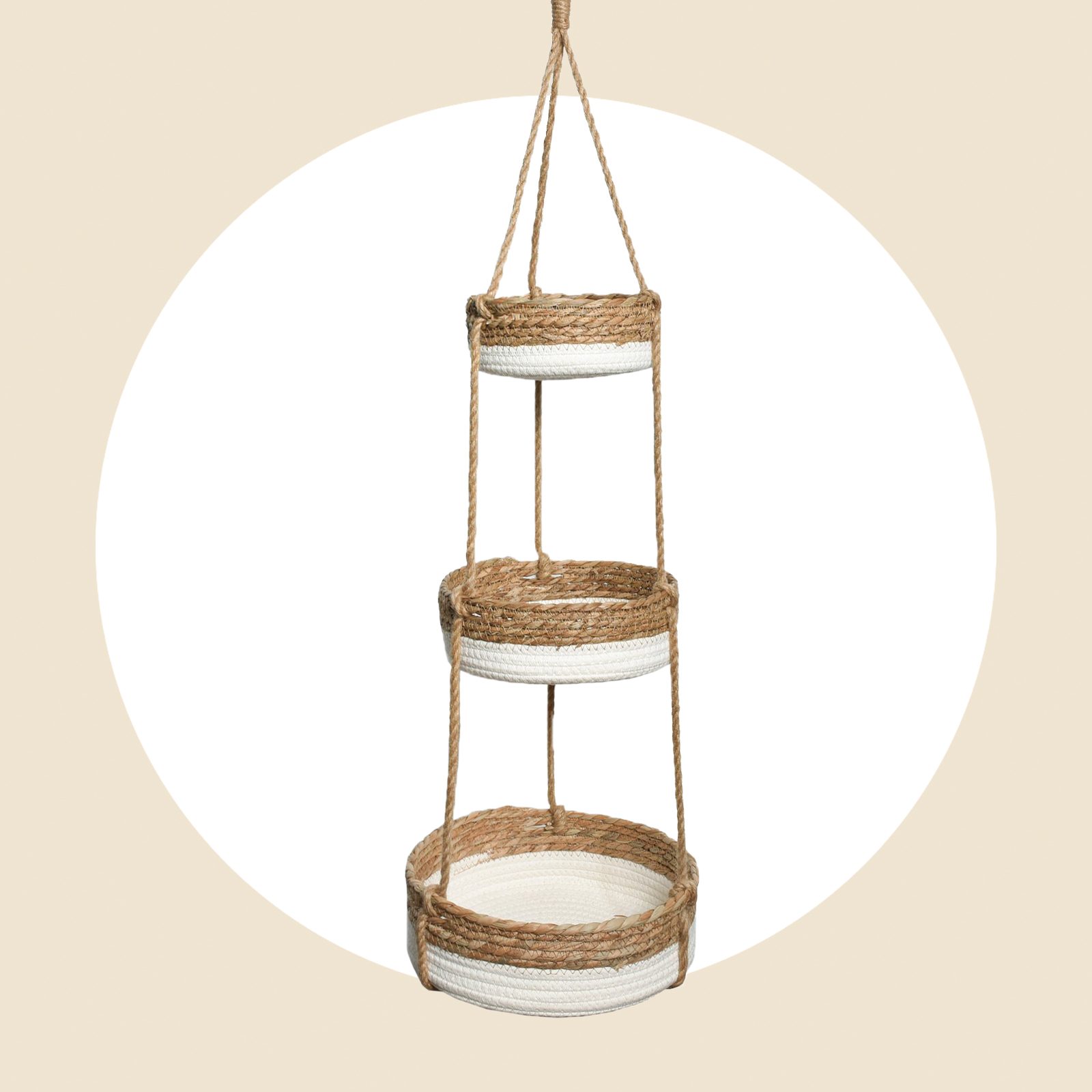 Hanging Cotton Storage Basket Silo Ecomm Via Walmart