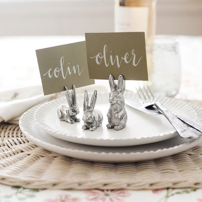 Bunny Place Card Holders Ecomm Via Potterybarn