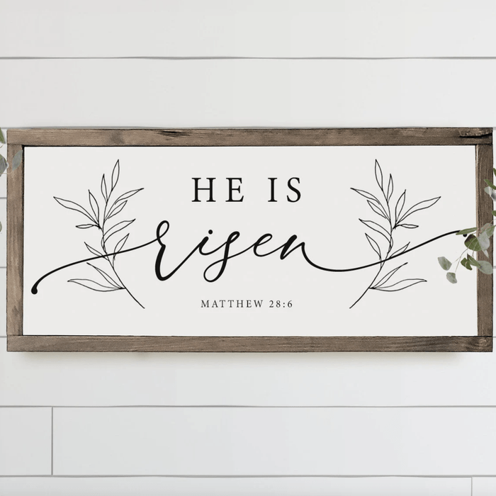 He Is Risen Sign