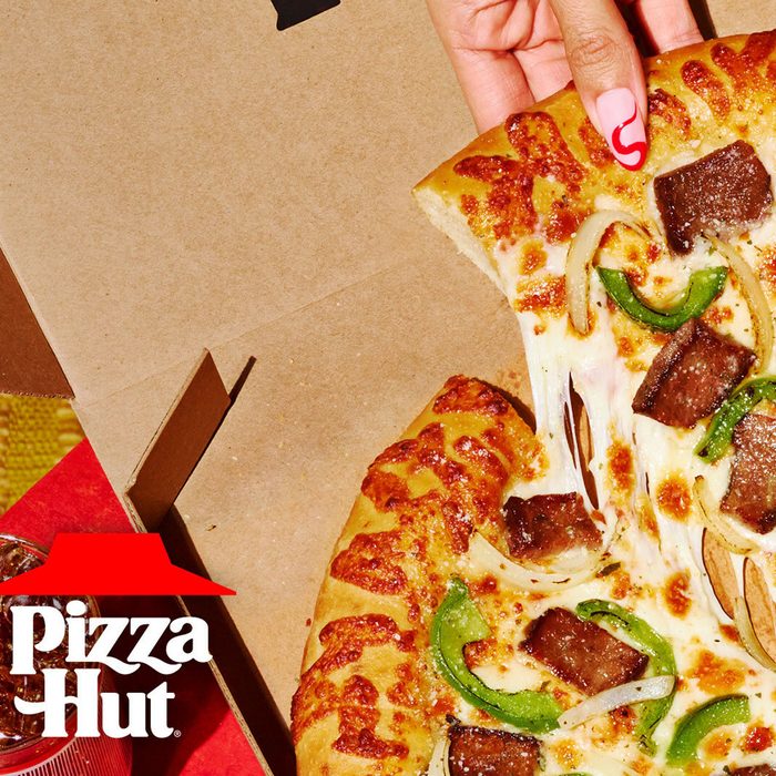 Pizza Hut Philly Cheesesteak Pizza Courtesy Pizza Hut