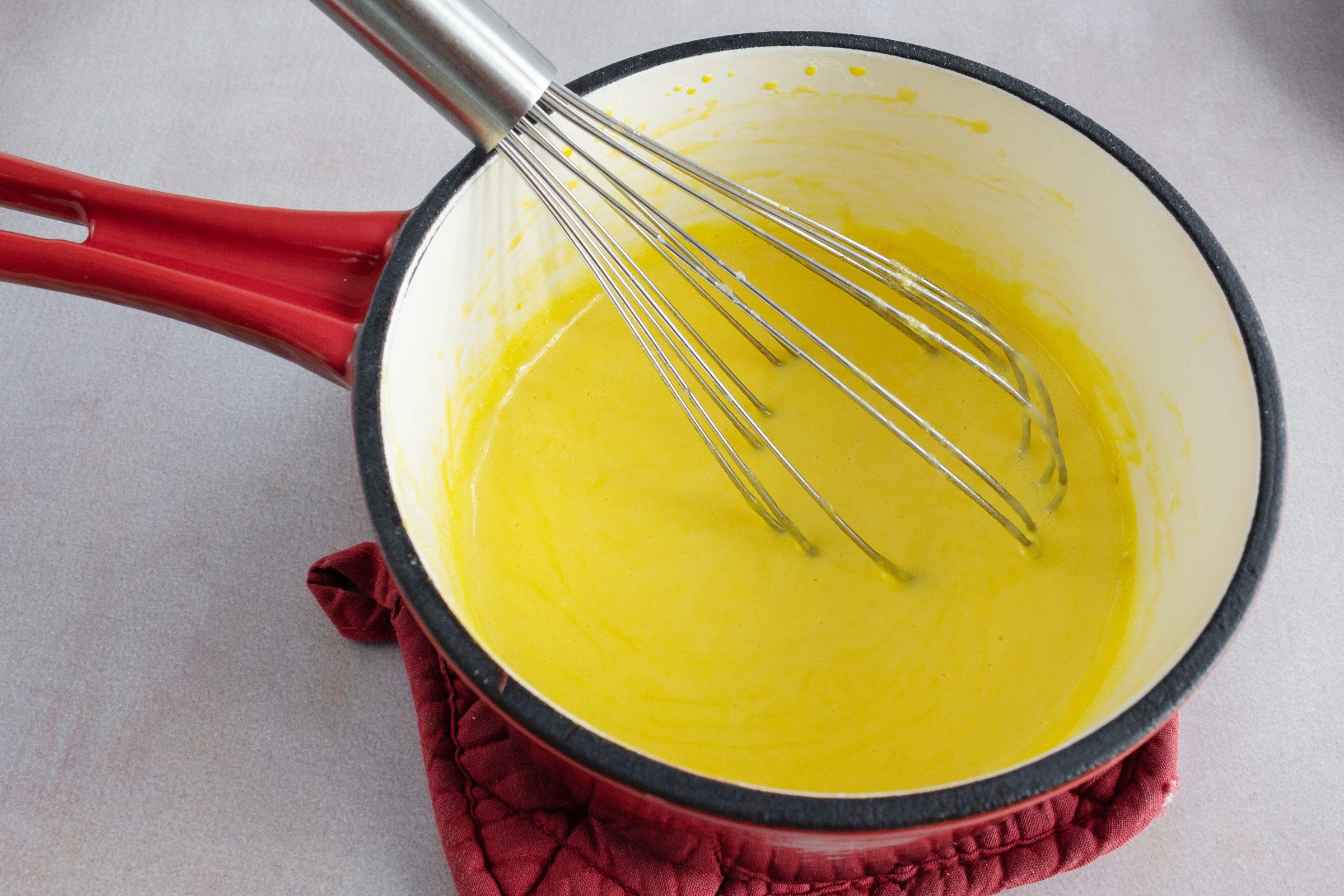 Spotted Dick custard sauce