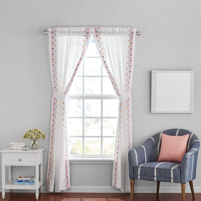 Embroidered Velvet Curtains