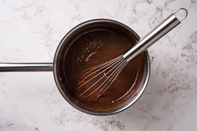 Chocolate Pie Step 2 add the chocolate