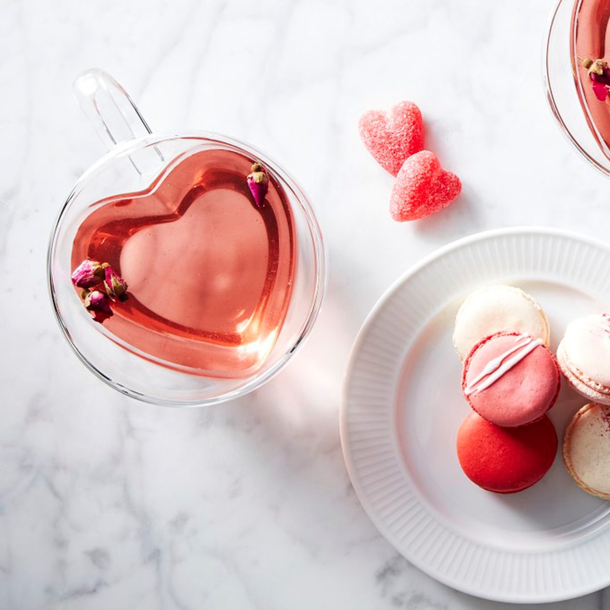 Heart Double Wall Latte Mugs