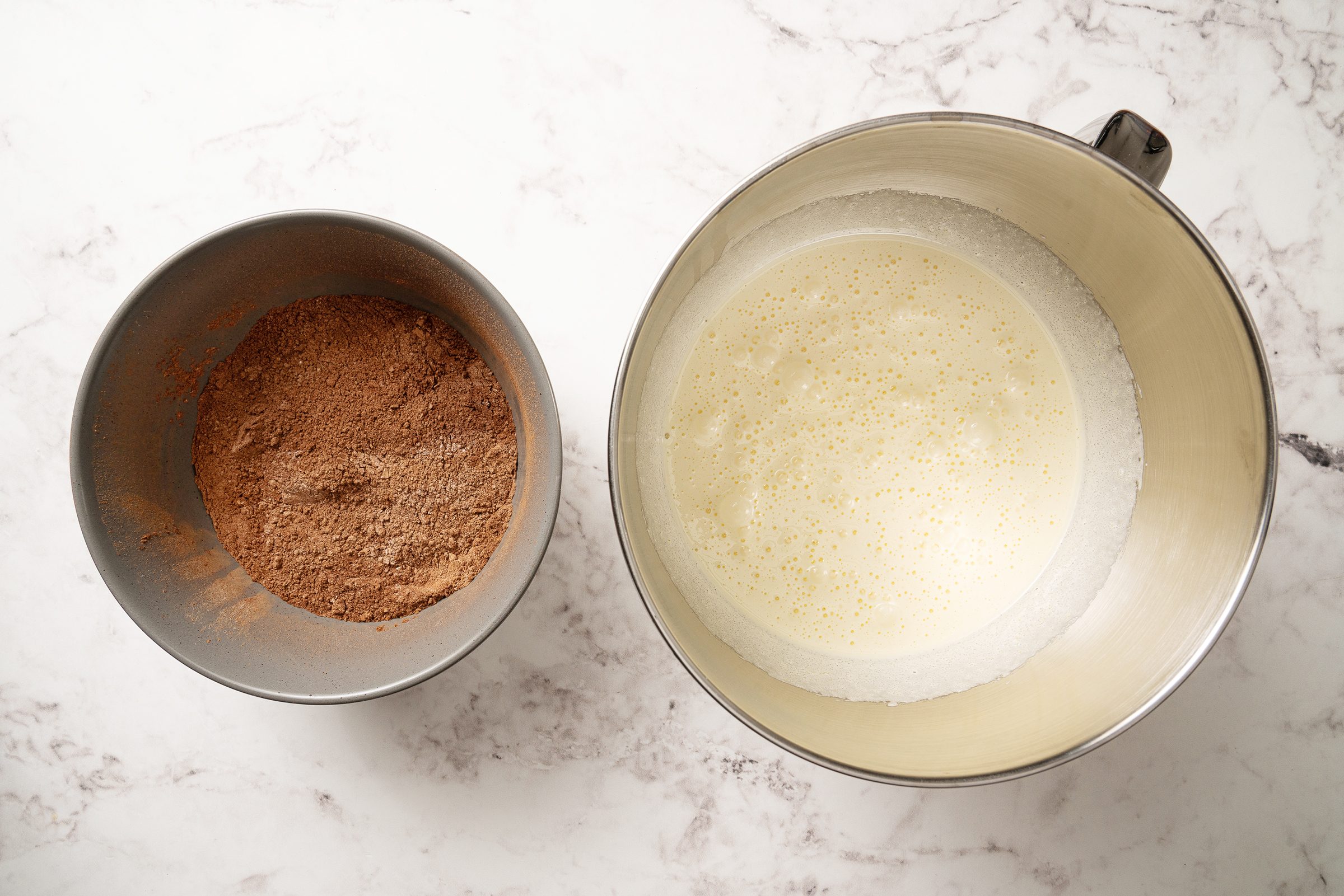 Brownie Pudding Step 1