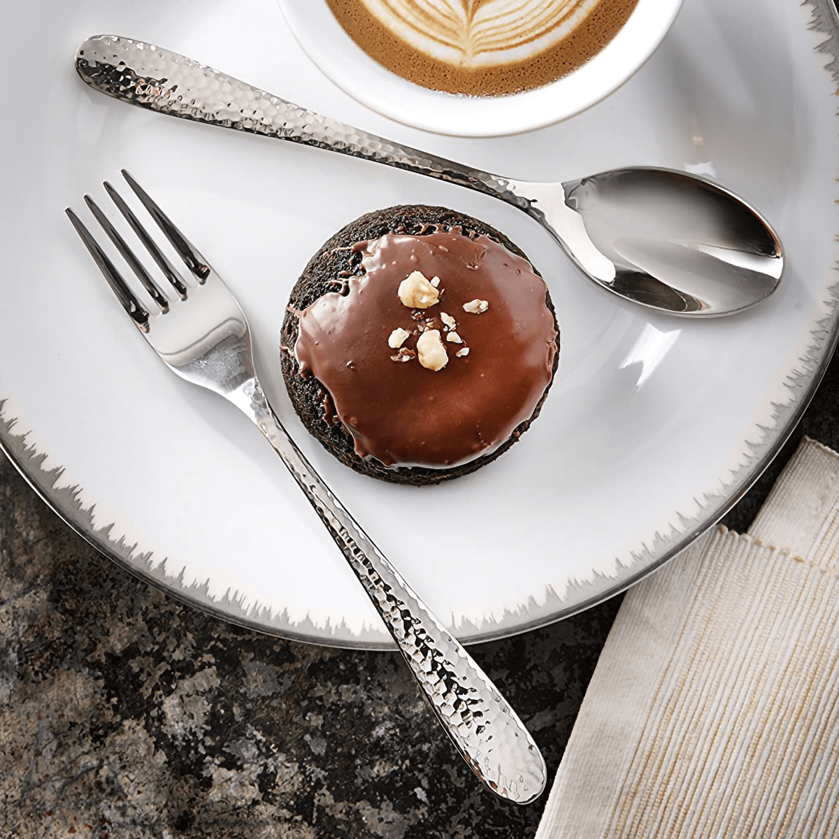 Danialli Hammered Flatware Set