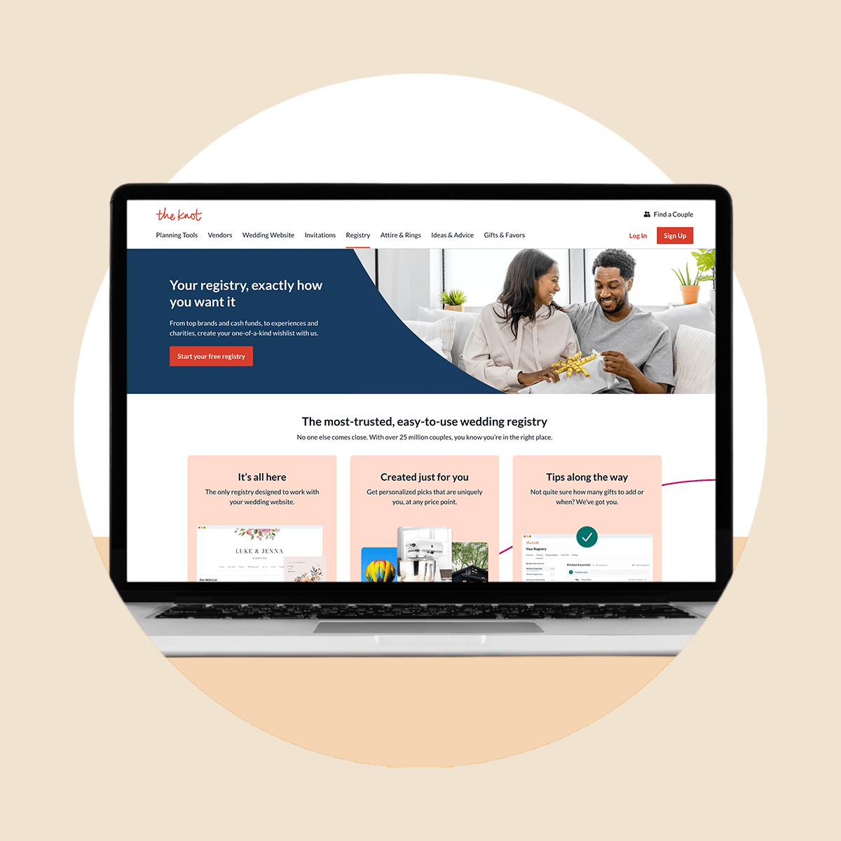 The Knot Wedding Registry