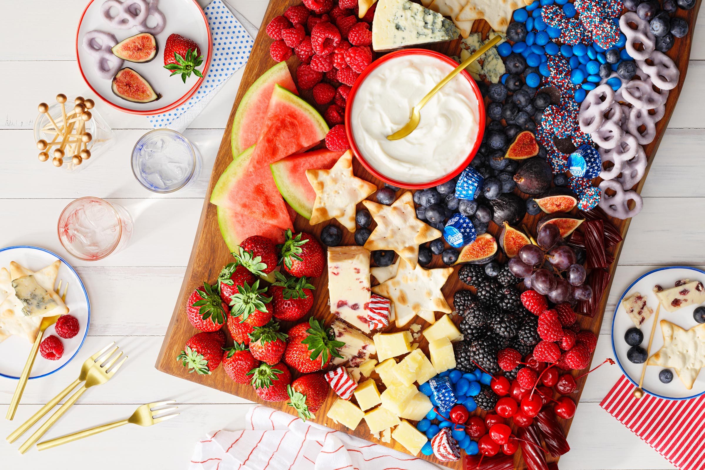 How to Make a Star-Spangled Fourth of July Charcuterie Board