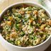 Riced Cauliflower with Leeks, Kale and Walnuts 