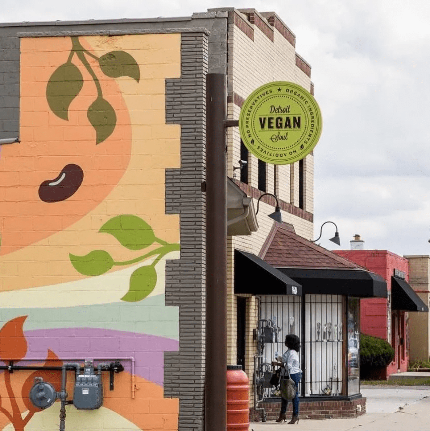 Detroit vegan soul exterior