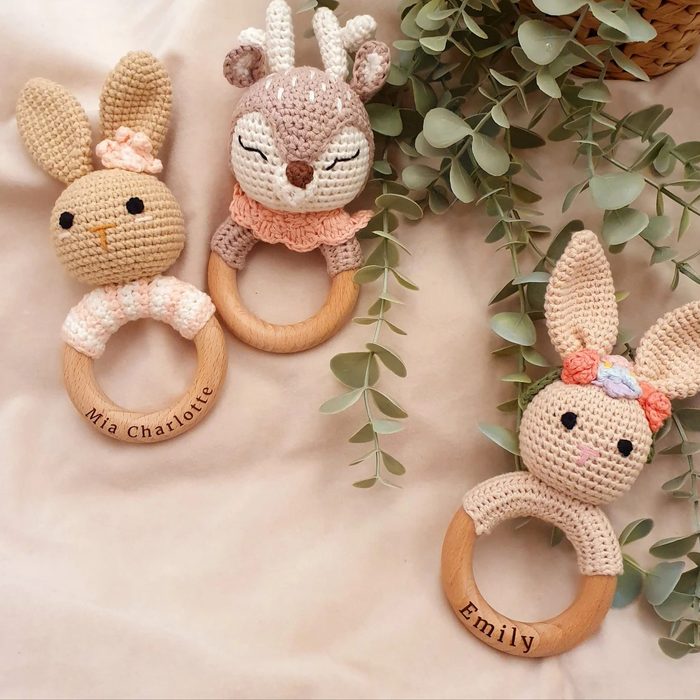 Crochet Baby Rattle With Grip Ecomm Via Etsy.com